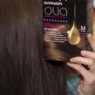 Swatch de zahia maz : Olia Coloration Permanente, Garnier