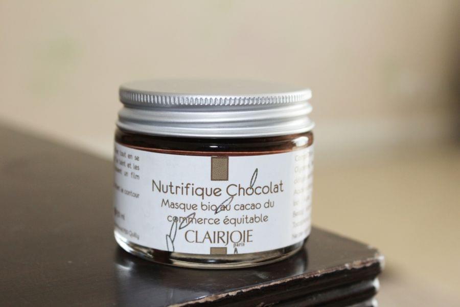 Masque au chocolat Nutrifique, Clairjoie : beautyboxaddict aime !