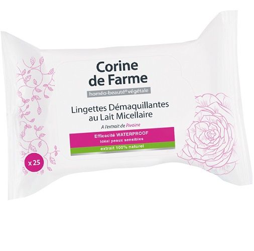 Lingettes Démaquillantes au Lait Micellaire, Corine de Farme - Infos et avis