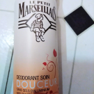 Swatch de Linab7 : Déodorant Soin à l'Huile d'Argan & Huile Essentielle de Sauge, Le Petit Marseillais