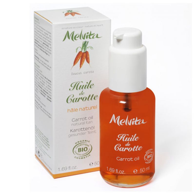 Huile de carotte, Melvita : Esprit d'Azur aime !