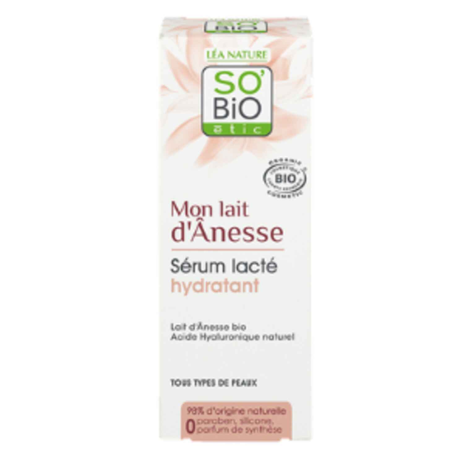 Sérum Lacté Hydratant au lait d'Ânesse, So'bio Etic - Infos et avis