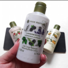 Swatch de Douceurapaillettes : Lait corps relaxant - lavandin mûre, Yves Rocher
