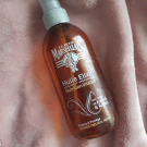 Swatch de slubiato : Huile Elixir Karité et Argan avant shampoing, Le Petit Marseillais