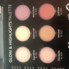 Swatch de amlmz : Glow & highlights palette, Action