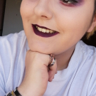 Swatch de FilleBizarre.exe : AMUSE Cosmetics Matte Lipstick, Amuse