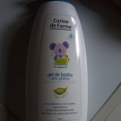 Swatch de audreydtz : Gel lavant surgras corps et cheveux Calendula Bio, Corine de Farme