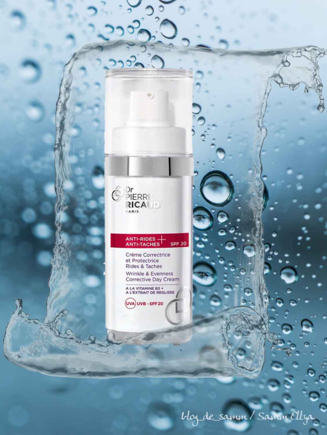 Crème correctrice et protectrice rides & taches SPF20, Dr Pierre Ricaud - Infos et avis
