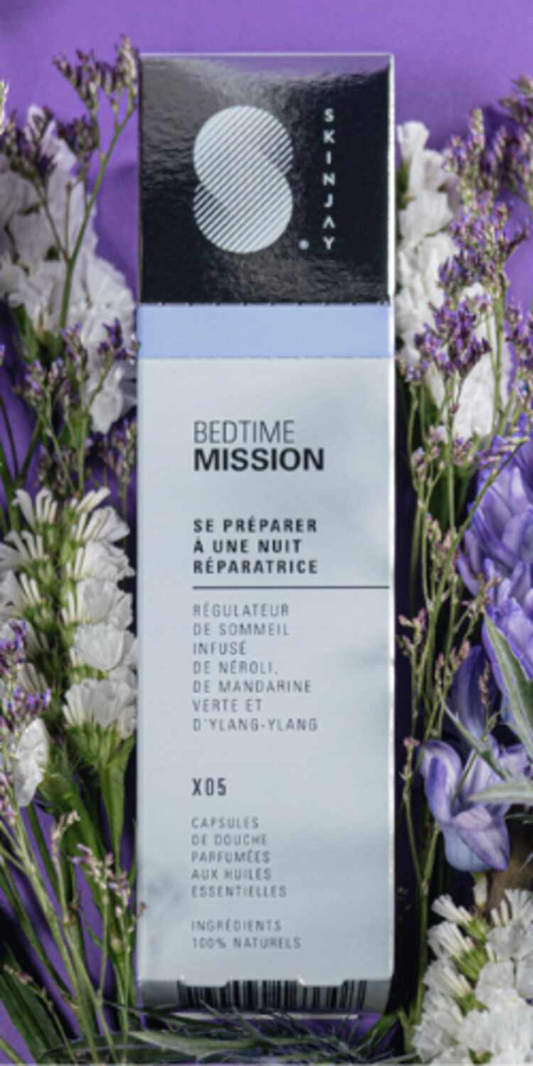 DIFFUSEURS D'HUILES ESSENTIELLES POUR LA DOUCHE ET SON PACK BEDTIME MISSION, SKINJAY - Infos et avis