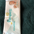 Swatch de Catarina : Lingettes Pampers sensitive, Pampers