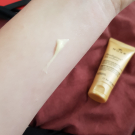 Swatch de Miyuki : Prodigieux Lait Parfumé de NUXE, Nuxe