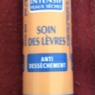 Swatch de Mrnpi : Soin des Lèvres Antidessèchement Mixa Intensif, Mixa
