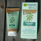 Swatch de lyndou78 : Gel-crème hydra-réparateur Garnier Bio au chanvre, Garnier
