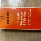 Swatch de sabrinagottlieb : Huile de Massage à l'Arnica, Weleda