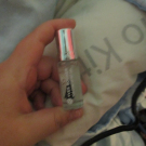 Swatch de fanninès : Top coat effet gel, Yves Rocher