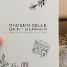 Swatch de testbyfl : Baume d'éclat au romarin du Potager du Roi, Mademoiselle Saint Germain