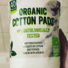 Swatch de Dorianetesteuse : Coton à démaquiller organique Bio, Action