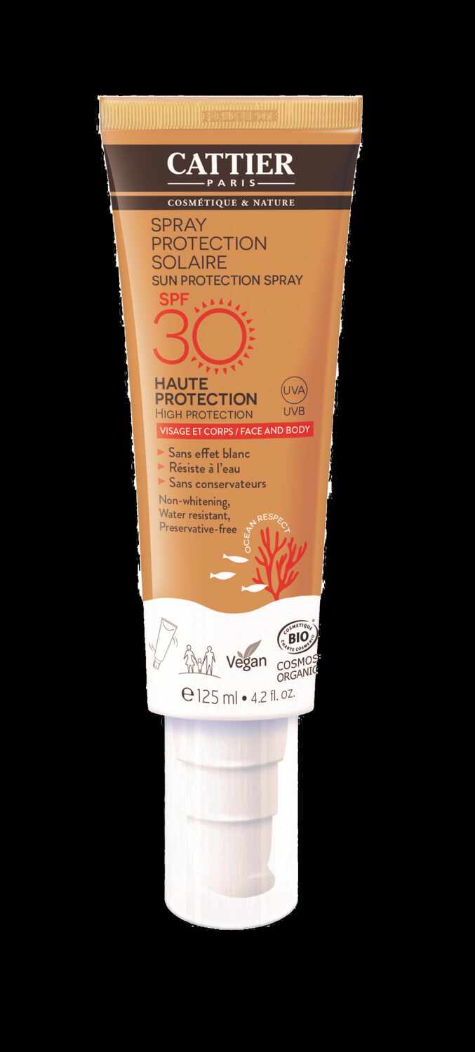 Spray solaire SPF30, Cattier - Infos et avis
