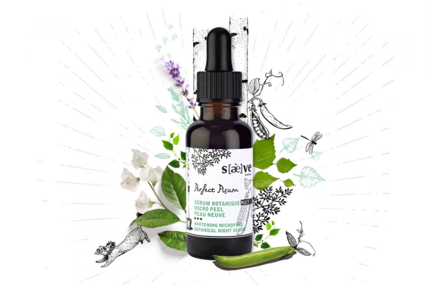 Sérum Botanique Nuit Micro-Peel Peau Neuve de Saeve, Saeve : lucie.lorette aime !