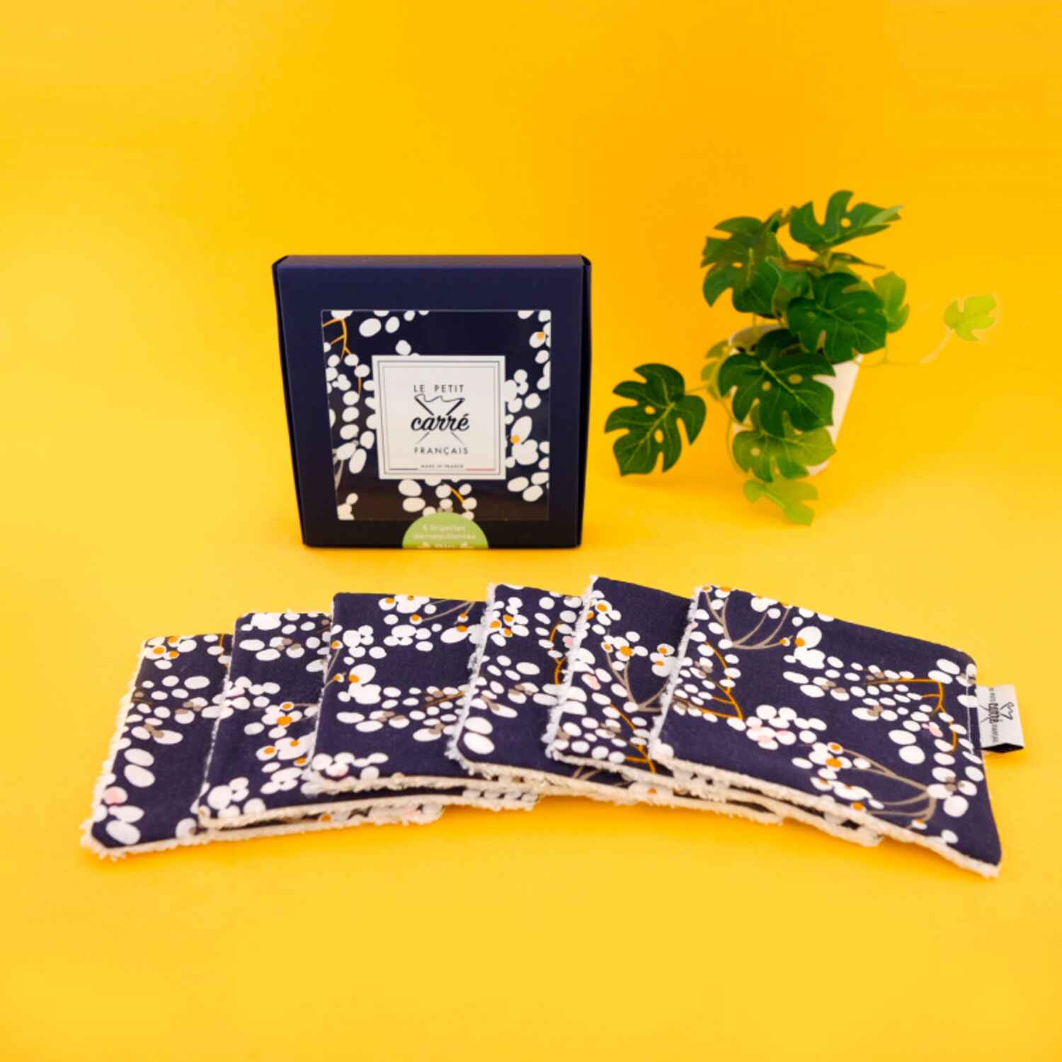 Boîtes de 6 lingettes démaquillantes lavables BIO, Le Petit Carré Français - Infos et avis
