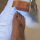 Swatch de Crisfelix : Crèmes pieds Ekos Castanha, Natura Brasil
