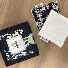 Swatch de Enroutelesaventurieres : Boîtes de 6 lingettes démaquillantes lavables BIO, Le Petit Carré Français