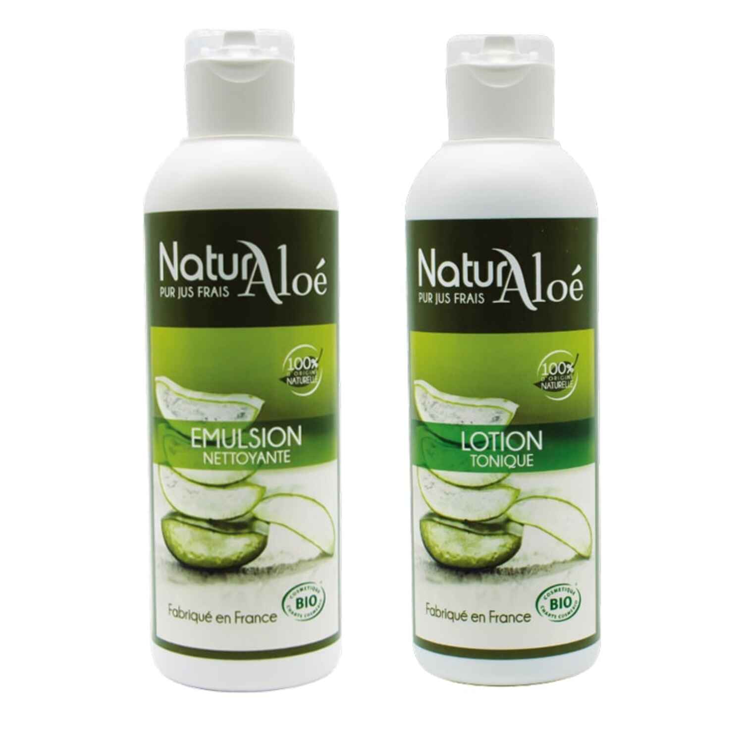 Duo Nettoyant Visage Bio, NaturAloé - Infos et avis