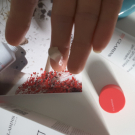 Swatch de imediale : Gel crème bonne mine teinté, MY CLARINS