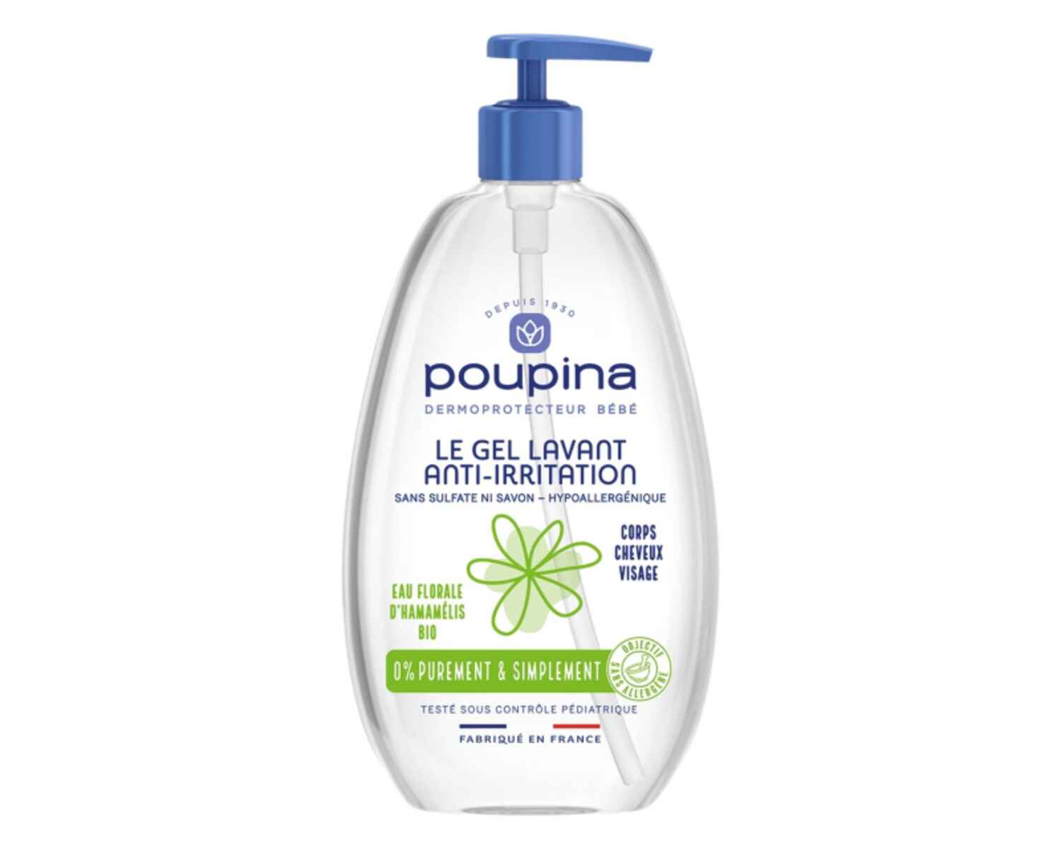 Gel lavant anti-irritation - sans sulfate - hypoallergénique, Poupina - Infos et avis