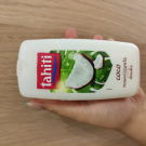 Swatch de Schutzengels : Douche Nourrissante Coco de Tahiti, Tahiti