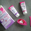 Swatch de zaz19 : Crème décolorante Visage et Corps, Veet