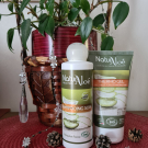Swatch de Gabhy : Shampooings Soin Bio de NaturAloé, NaturAloé