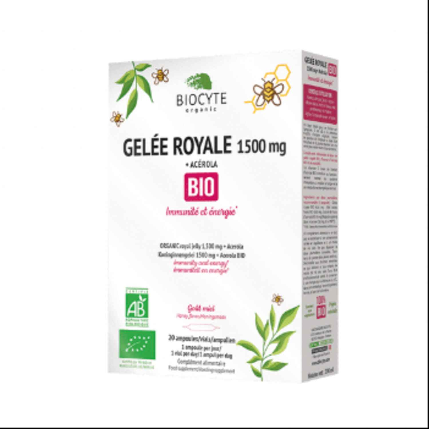 Gelée royale BIO, Biocyte - Infos et avis