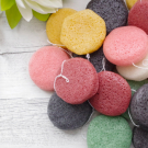 Éponges de Konjac Argile Rouge