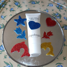 Swatch de Paillettes cosmiques : Masque repulpant et redensifiant, Algologie