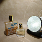Swatch de skincarebeaute5 : Huile Prodigieuse Or - Huile Sèche multi-usages, Nuxe