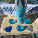 Swatch de Paillettes cosmiques : Gel nettoyant visage, Plisson 1808