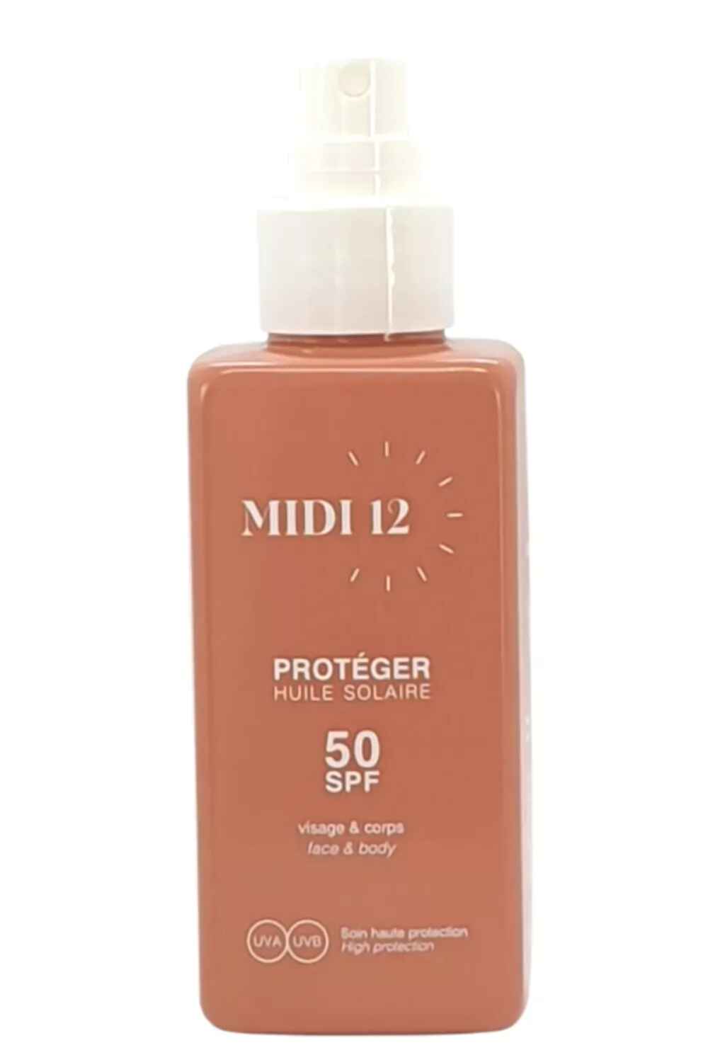 Huile protectrice solaire SPF 50, MIDI12 - Infos et avis