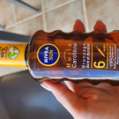 Swatch de Sofifi62 : Huile carotène bronzante, Nivea