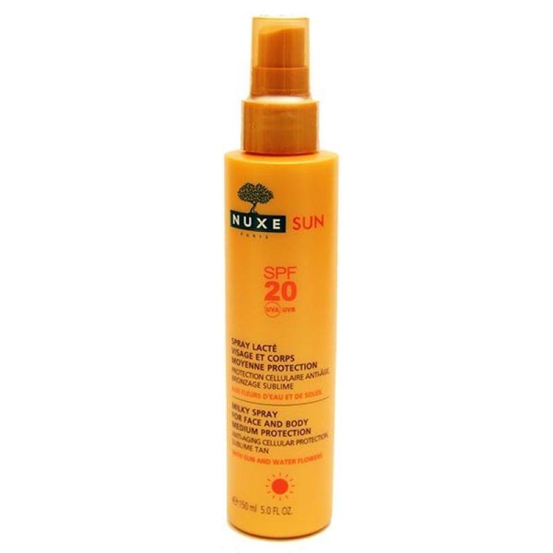 Spray Lacté Visage et Corps Moyenne Protection SPF 20, Nuxe - Infos et avis