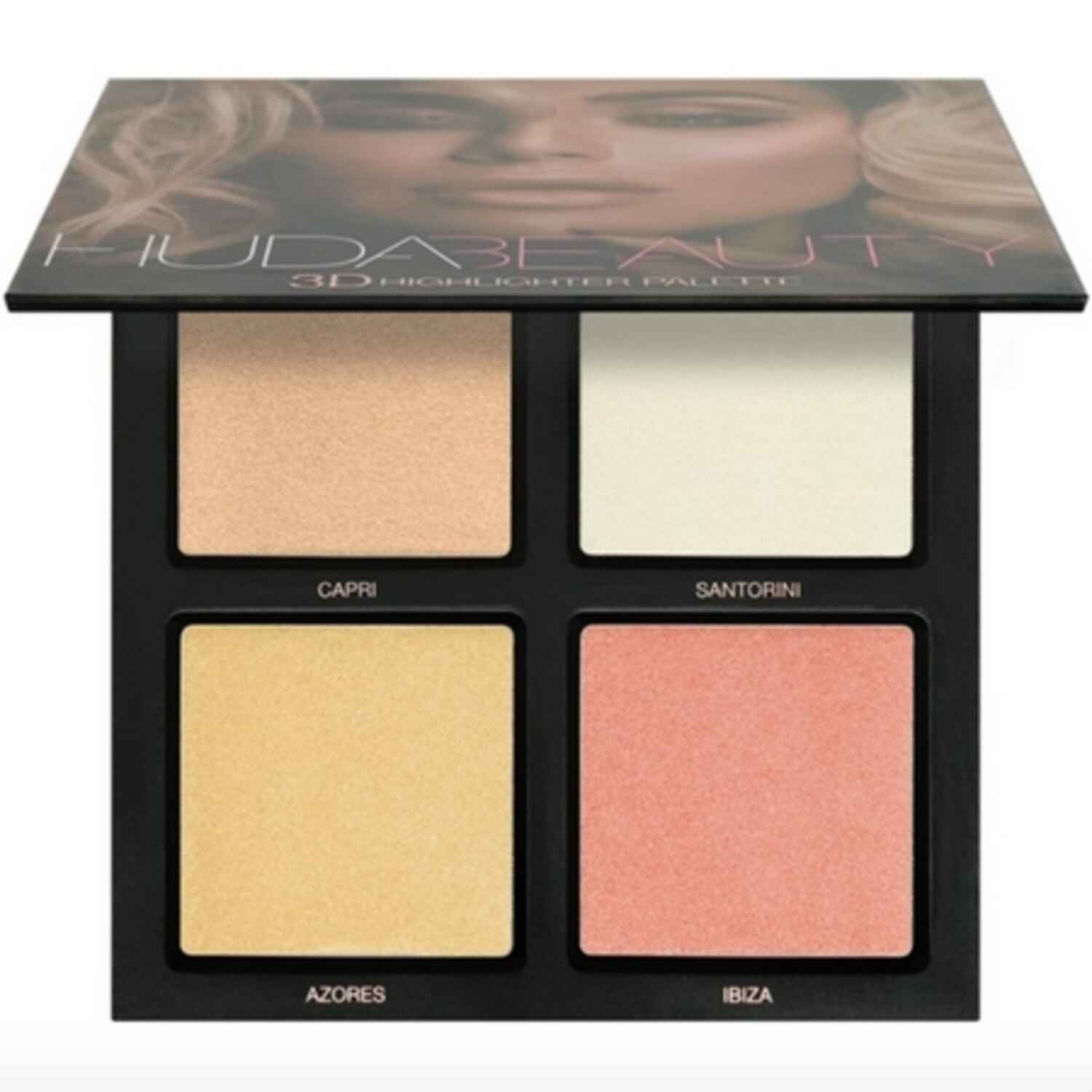 3D Highlighter Palette Palette d'enlumineurs, Huda Beauty : anaissaracino aime !