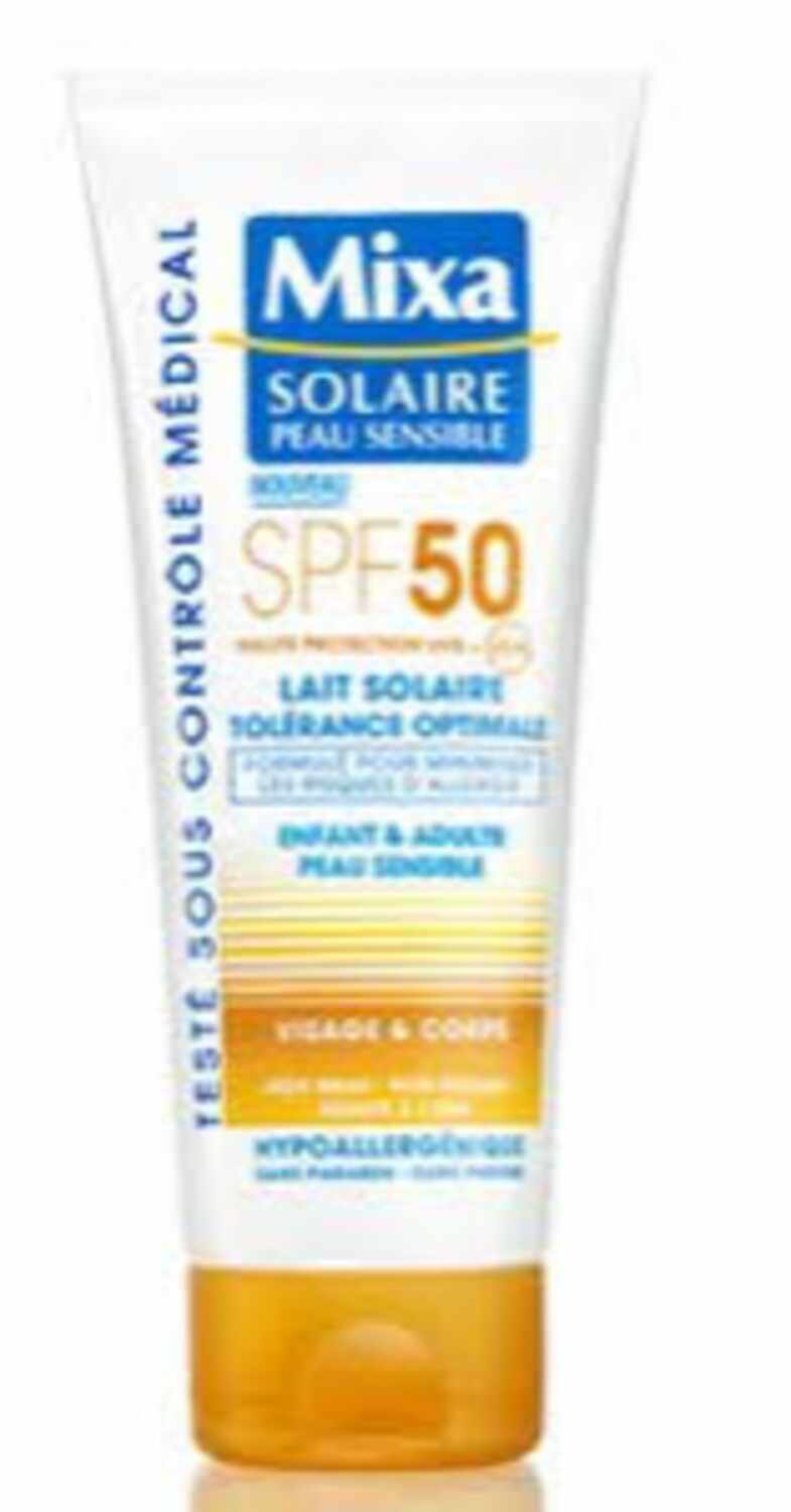 CREME SOLAIRE TOLERANCE OPTIMALE SPF50, Mixa - Infos et avis