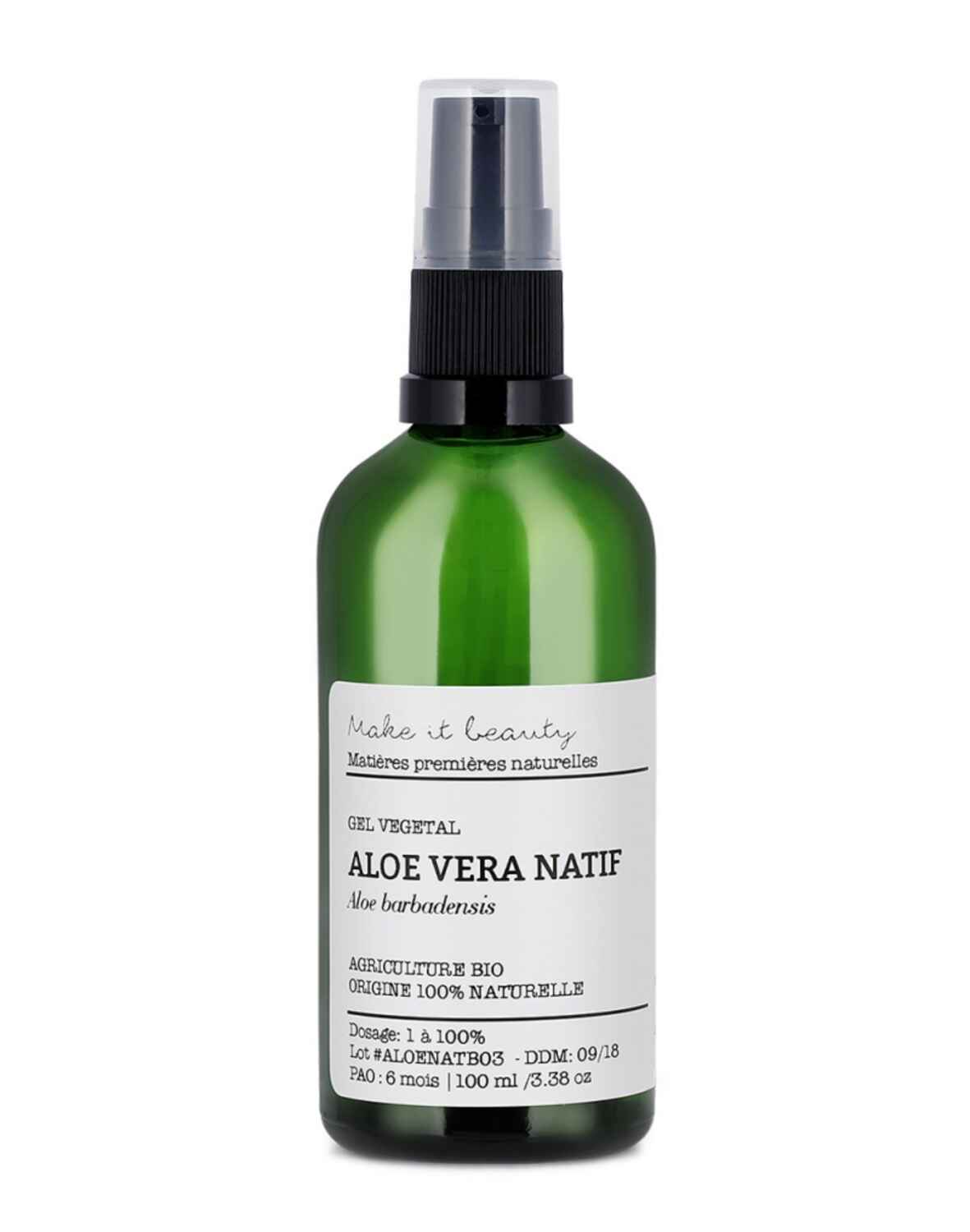 Gel d'aloe vera natif bio, Make It Beauty - Infos et avis