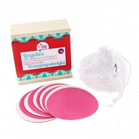 Coffret 10 Lingettes Démaquillantes Lavables, Lamazuna - Infos et avis