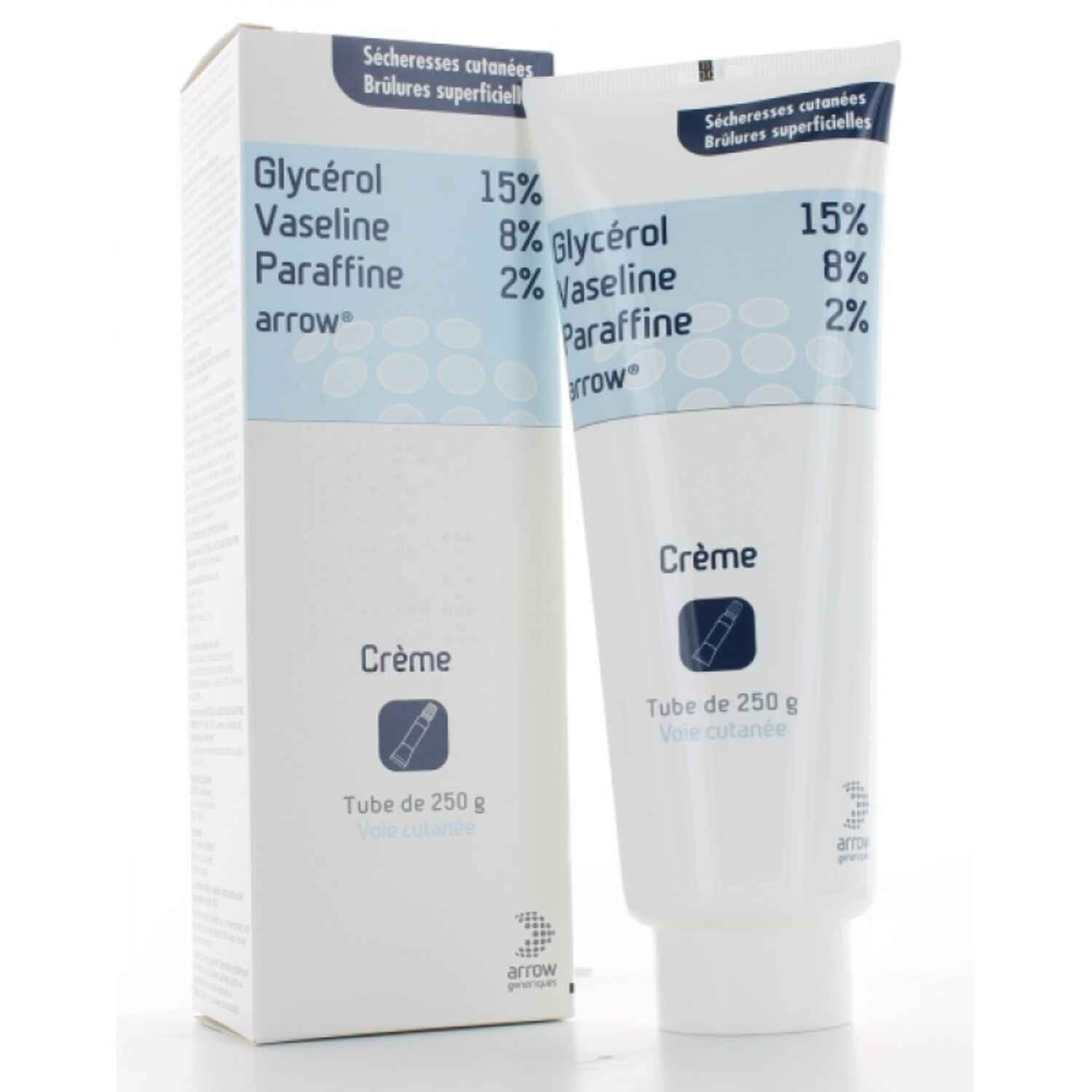 La crème Glycérol Vaseline Paraffine Arrow, Mylan - Infos et avis