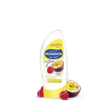 Gel douche au lait fruit de la passion framboise, Monsavon : Team Vanity aime !