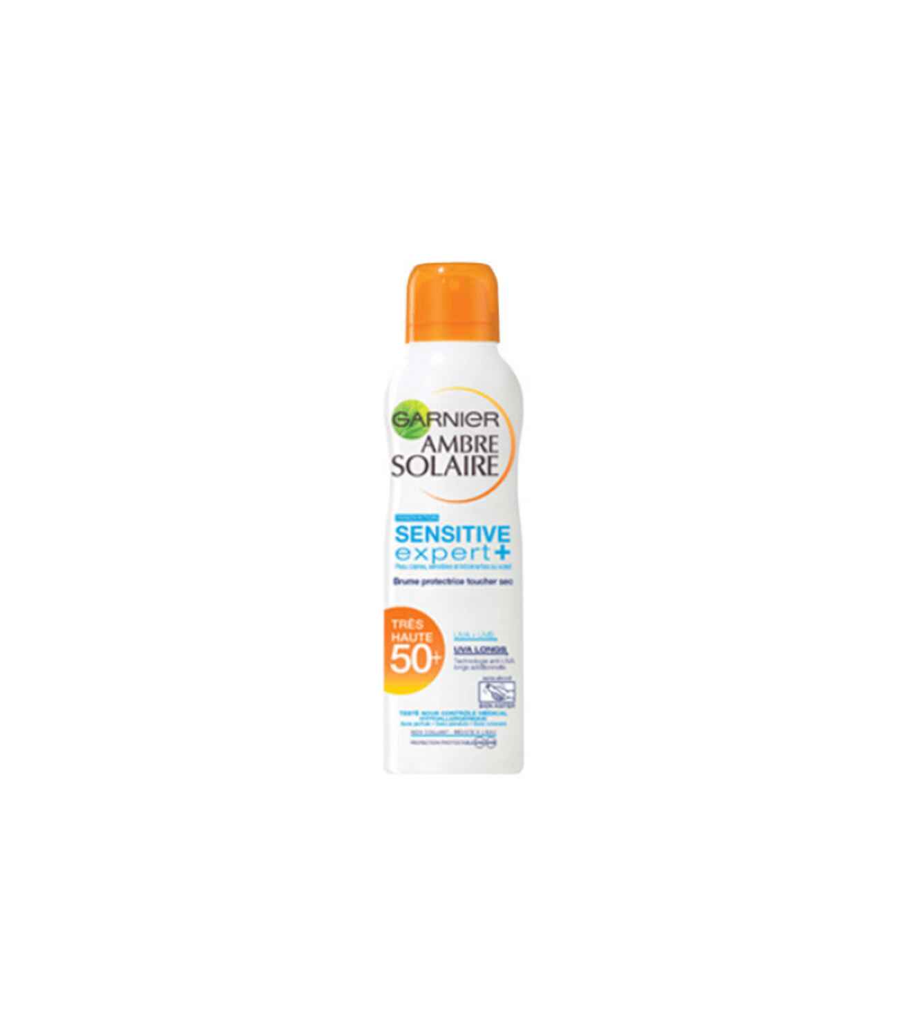 Brume Toucher Sec Ambre Solaire Sensitive Expert 50, Garnier - Infos et avis