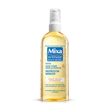 Huile Corps sous la Douche Nutrition Minute, Mixa : Team Vanity aime !