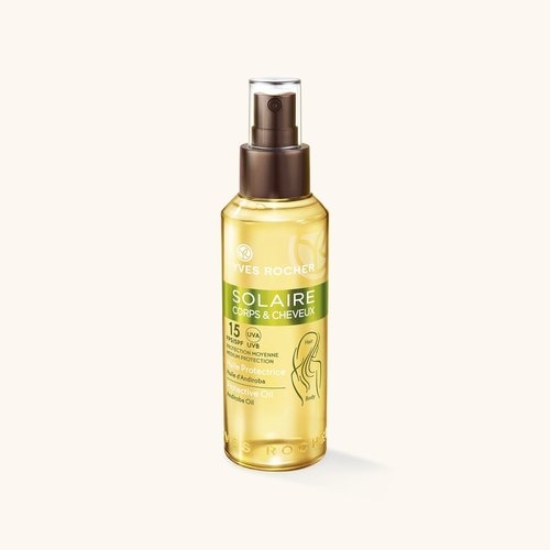 Huile Protectrice Solaire Corps et Cheveux SPF 15, Yves Rocher - Infos et avis