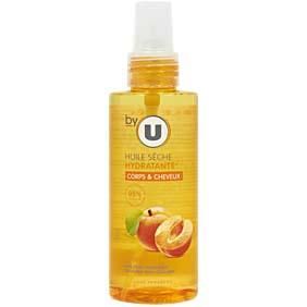 Huile Sèche Hydratante Corps et Cheveux, By U - Magasins U - Infos et avis